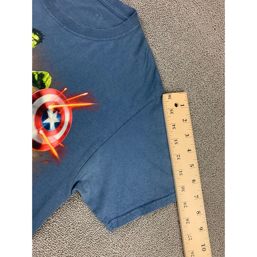 Universal Studios Women's S Blue Orlando Resorts Marvel Avengers T-Shirt‎ - Picture 8 of 8